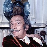 Dalí na fotografii Allana Warrena v roce 1972