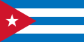 Bandera de la Primera República de Cuba (1902-1906; 1909-1959)[4]​