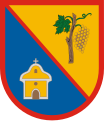 Coat of arms showing the chapel and a grape vine