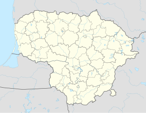 Kužiai is located in Lithuania