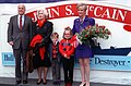 McCain family at ship's launching: 26 September 1992