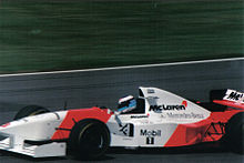 Photo de la McLaren MP4/10 de Häkkinen à Siverstone