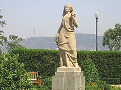 La veremadora (1928), de Pau Gargallo, Jardins de Miramar.