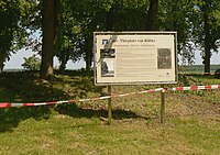 Informationstafel auf dem Thieplatz