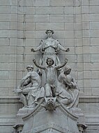 Grupo escultórico de Attilio Piccirilli en el Monumento Nacional al USS Maine