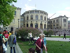 Stortingsbyggnaden in Oslo