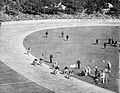 Radrennen auf dem Melbourne Cricket Ground (ca. 1903)