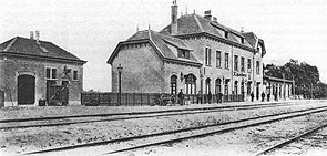 Empfangsgebäude, um 1902