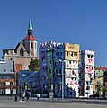 Magnikirche im Hintergrund