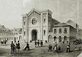 Alte Hauptsynagoge, 1855