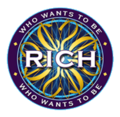 Logo der Spielshow „Who Wants to Be Rich?“ des ghanaischen Fernsehens