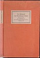 IB 505/A Wilhelm Pinder: Bildwerke des Naumburger Doms, Sonderausgabe für die Mansfeldische Kunstvereinigung, Sonderpappeinband