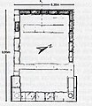 Grundriss der zweiten Ausbauphase des Dionetempels