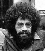 Lee Weiner, outside the Federal Building in Chicago during the conspiracy trial, February 11, 1970