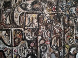 Richard Pousette-Dart, Symphony No. 1, The Transcendental, oil on canvas, 1941–42, Metropolitan Museum of Art