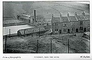 Lumbfoot cottages about 1900, from an old postcard