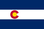 Pre-1964 variation of the Flag of Colorado