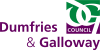 Official logo of Dumfries and Galloway Dumfries an Gallowa Dùn Phris is Gall-Ghaidhealaibh