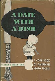 Cover art for the first edition of the cookbook A Date With A Dish
