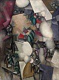 Fernand Léger, 1911-1912, Les Fumeurs (The Smokers), oil on canvas, 129.2 x 96.5 cm, Solomon R. Guggenheim Museum, New York