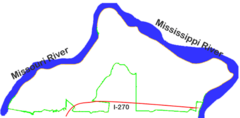 Map of Hazelwood School District