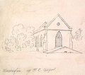 Newington House Chapel, undated drawing.