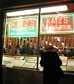 Front window at Katz's