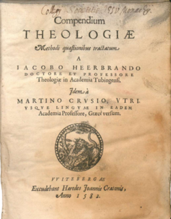 Compendium Theologiae verko eldonita en 1581