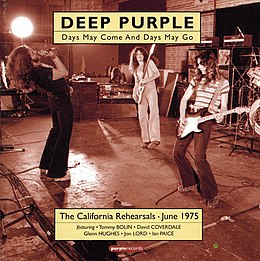 Kokoelmalevyn Days May Come and Days May Go: The 1975 California Rehearsals, Volume 1 kansikuva