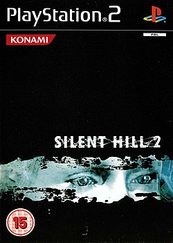 Silent Hill 2 -pelin eurooppalainen kansikuva PS2-versiosta.