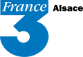 Ancien logo de France 3 Alsace du 7 septembre 1992 au 6 janvier 2002.