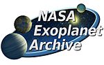 Logo de NASA Exoplanet Archive
