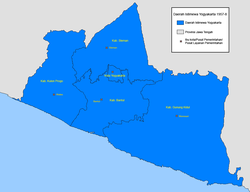 Wilayah Kesultanan Ngayogyakarta Hadiningrat saat ini