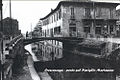 Il ponte in via Elio Adriano