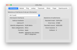 Utility Rete su macOS Catalina