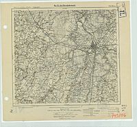 Jelgavas apkārtnes karte (vāciski, 1917)