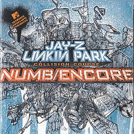 Обложка сингла Jay-Z и Linkin Park «Numb/Encore» ()