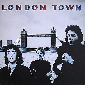 Обложка альбома Wings «London Town» (1978)