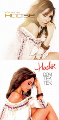 Обложка сингла Хадисе «Düm Tek Tek» (2009)