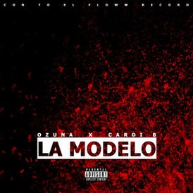 Обложка сингла Осуны при участии Карди Би «La Modelo» (2017)