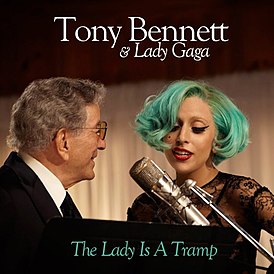 Обложка сингла Тони Беннетта и Леди Гаги «The Lady Is a Tramp» (2011)