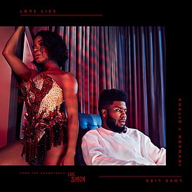 Обложка сингла Халида и Normani «Love Lies» (2018)