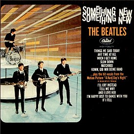 Обложка альбома The Beatles «Something New» (1964)