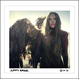 Обложка сингла Леди Гаги «G.U.Y.» (2014)