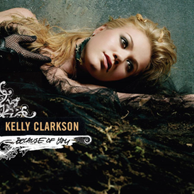 Обложка сингла Келли Кларксон «Because of You» (2005)