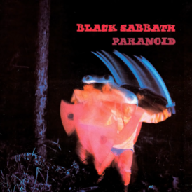 Обложка альбома Black Sabbath «Paranoid» (1970)
