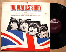 Обложка альбома The Beatles «The Beatles’ Story» (1964)