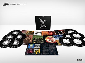 Обложка альбома Black Sabbath «Supersonic Years: The Seventies Singles Box Set» (2018)