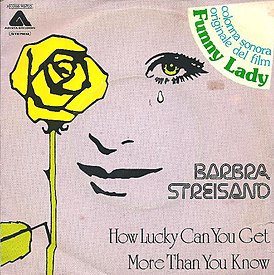 Обложка сингла Барбры Стрейзанд «How Lucky Can You Get» (1975)