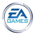 EA Games logo. biểu tượng hiện tại phiên bản đầu, 1999-2006.